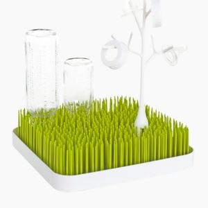 Boon grass drying rack with bottle drying rack x2